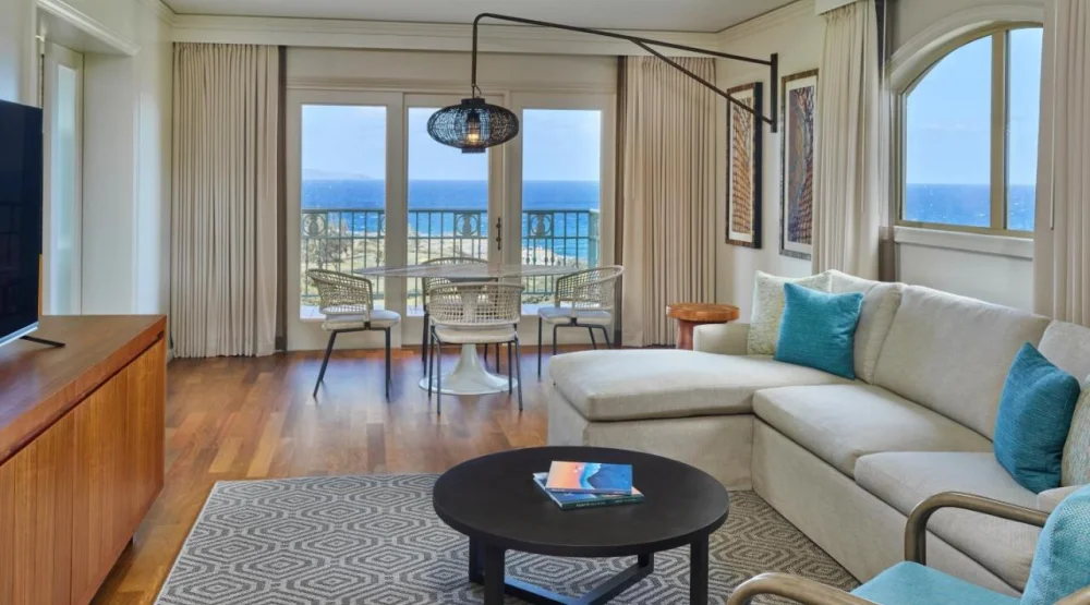 One Bedroom Ocean Front King Suite at The Ritz-Carlton Maui Kapalua