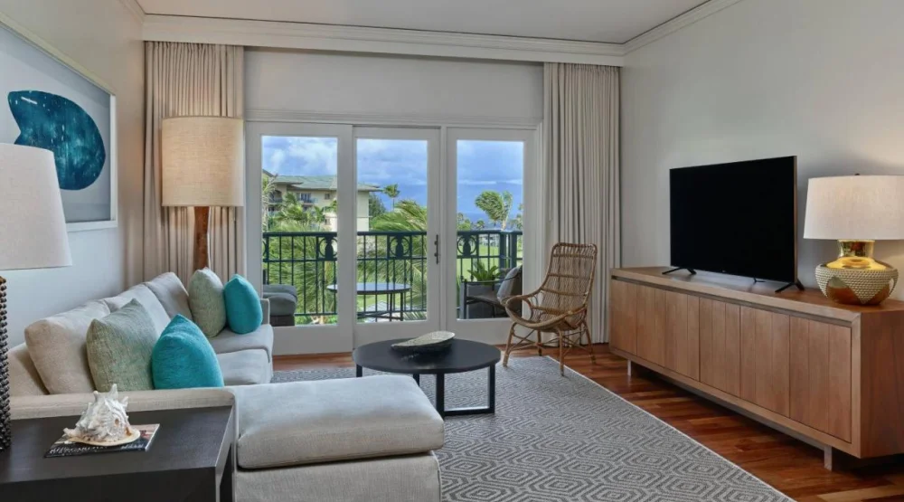 Residential One Bedroom Suite with Ocean View at The Ritz-Carlton Maui Kapalua