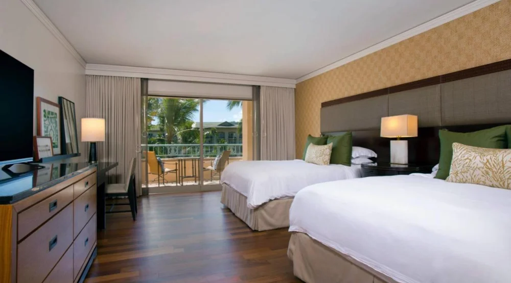 Deluxe Queen Room with Two Queen Beds and Resort View at The Ritz-Carlton Maui Kapalua