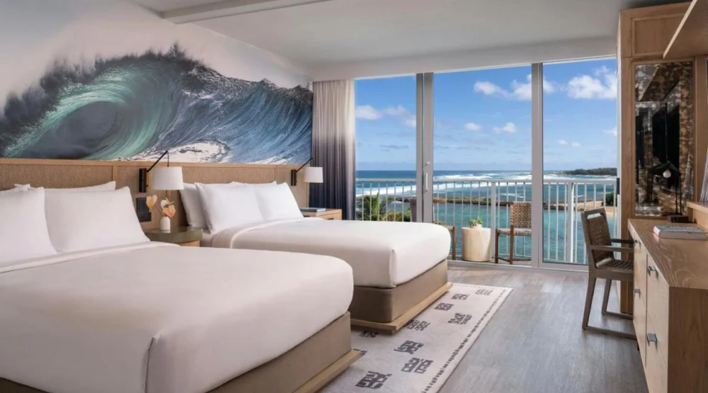 Queen Room with Ocean View and Balcony at The Ritz-Carlton Oahu Turtle Bay