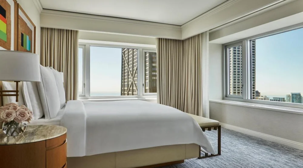 Executive Suite with Premier Lake View at Four Seasons Hotel Chicago