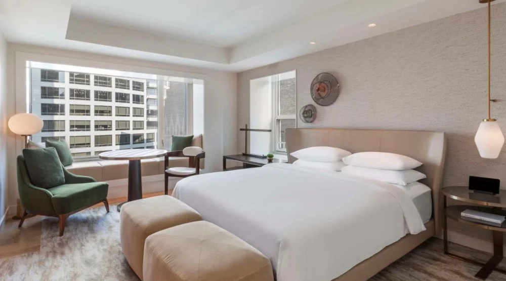 Deluxe King Room with City View at Park Hyatt Chicago