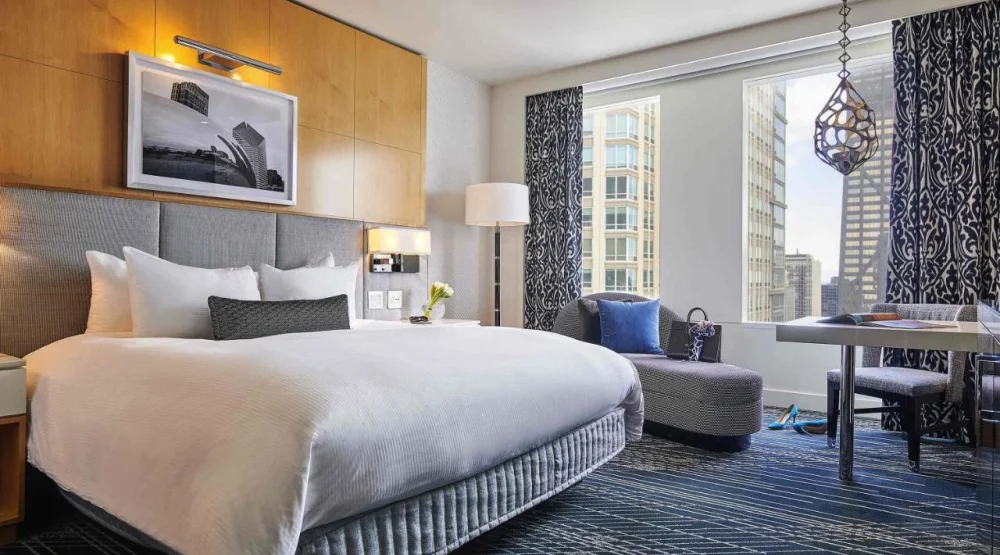 Superior King Room at Sofitel Chicago Magnificent Mile