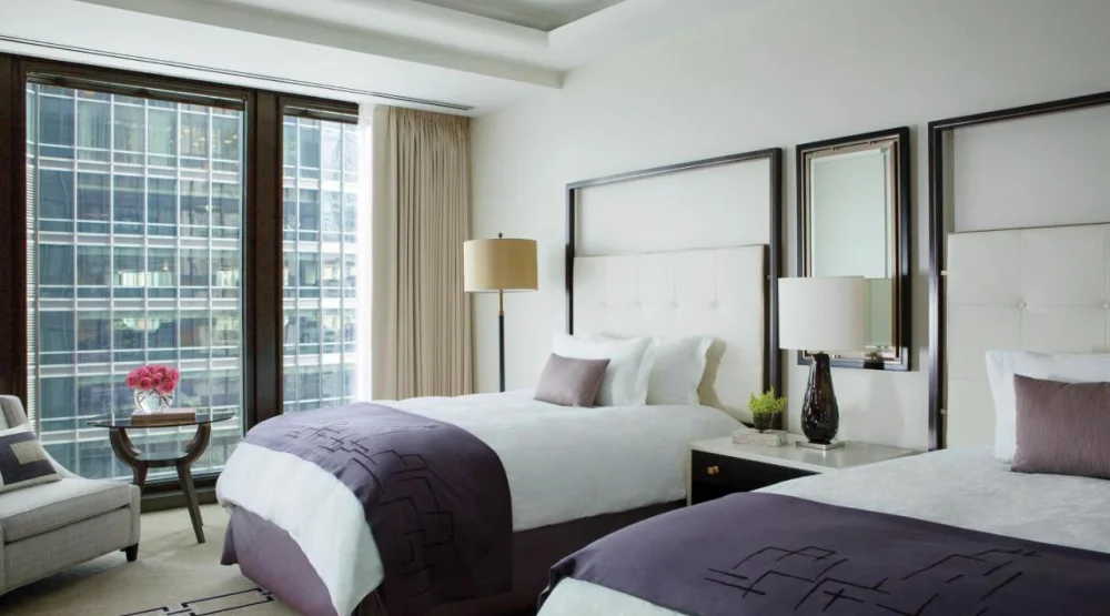 Executive Club Double Room with Two Double Beds at The Langham Chicago