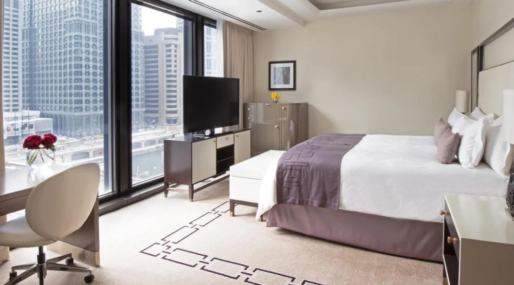 Premier River View Room at The Langham Chicago