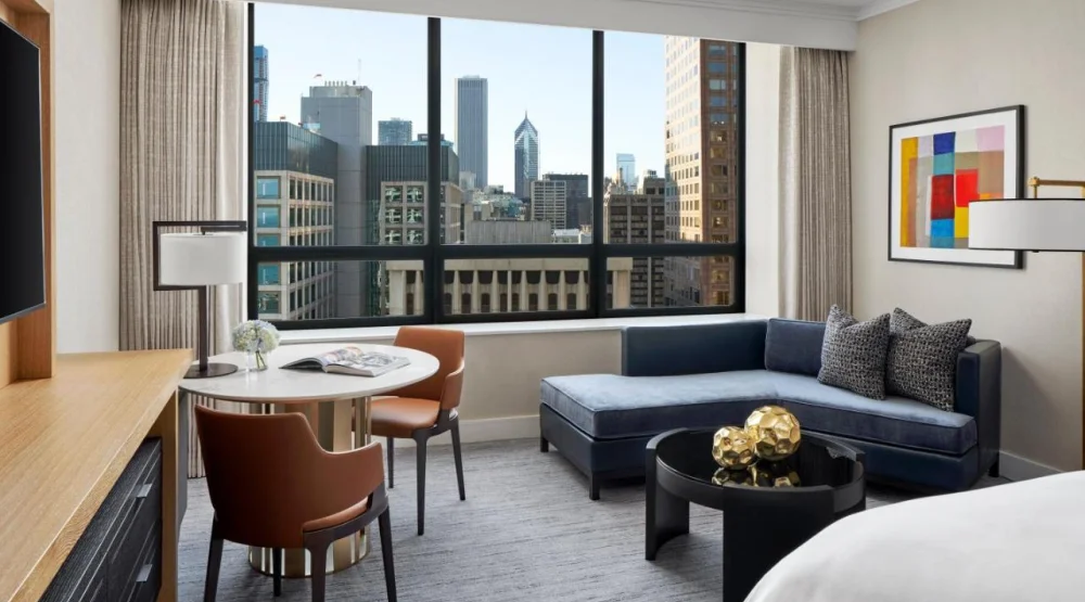 King Room with City View at The Ritz-Carlton Chicago