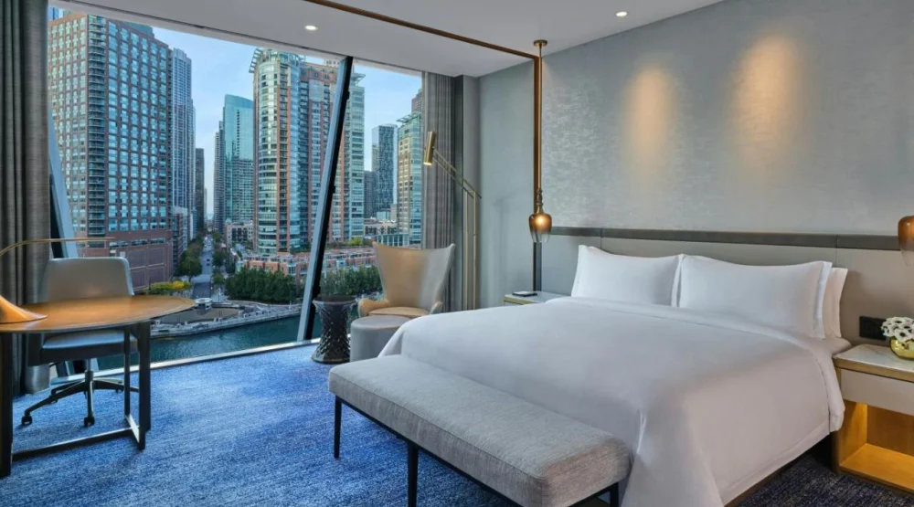 Grand Deluxe King Room with River View at The St. Regis Chicago