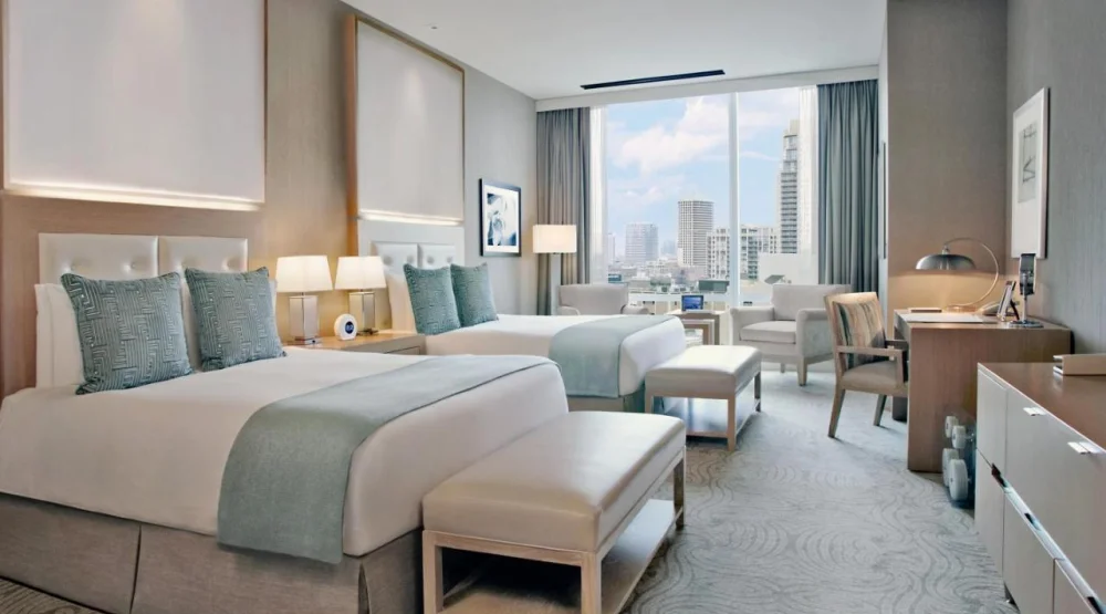 Deluxe Spa Queen Room with Two Queen Beds at Trump International Hotel & Tower Chicago