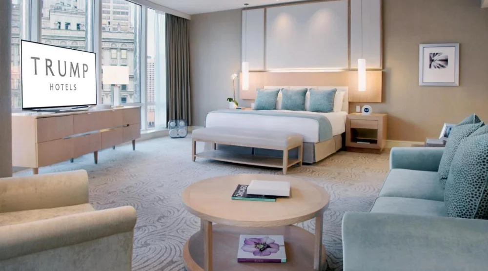 Spa Grand Deluxe King Room at Trump International Hotel & Tower Chicago