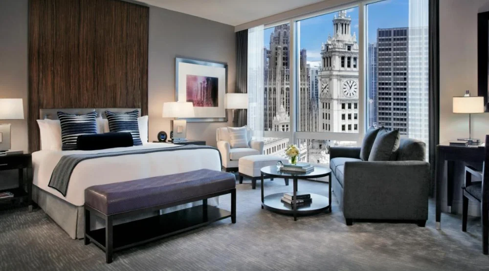 Premier Two Bedroom Suite with Lake View at Trump International Hotel & Tower Chicago
