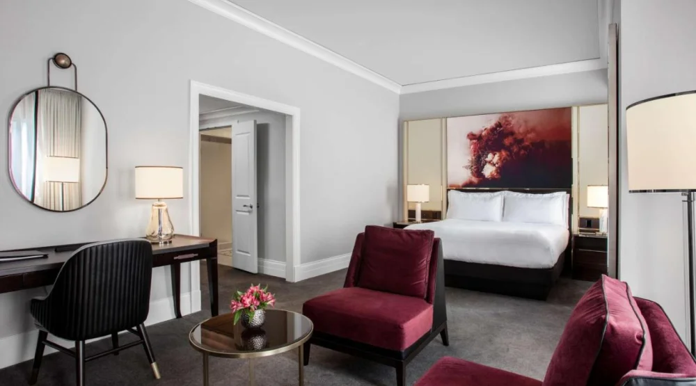 Deluxe King Room with Fireplace at Waldorf Astoria Chicago