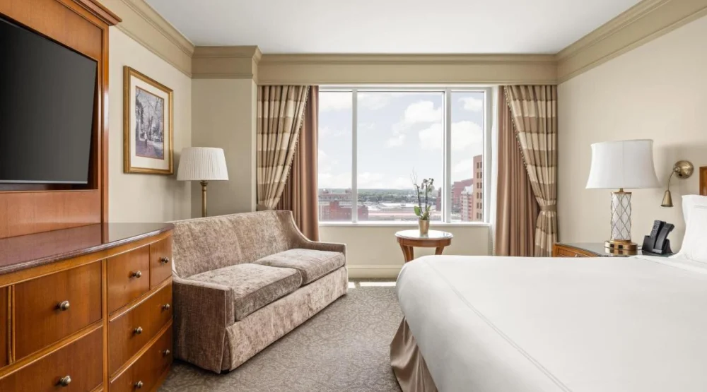 One Bedroom Corner King Suite at Conrad Indianapolis