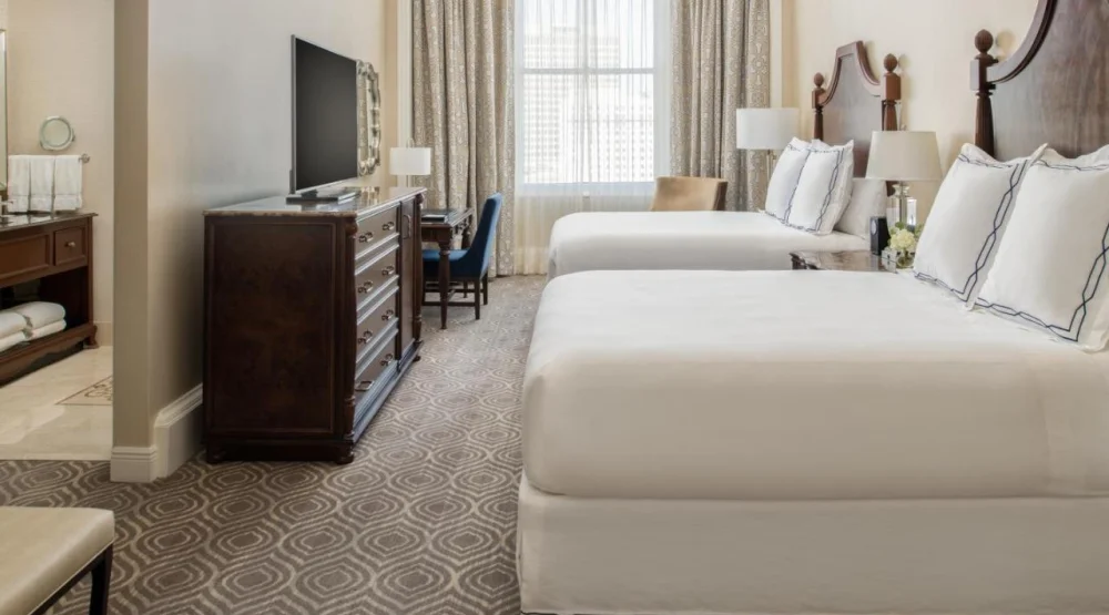 One Bedroom Suite with Two Queen Beds at The Roosevelt New Orleans
