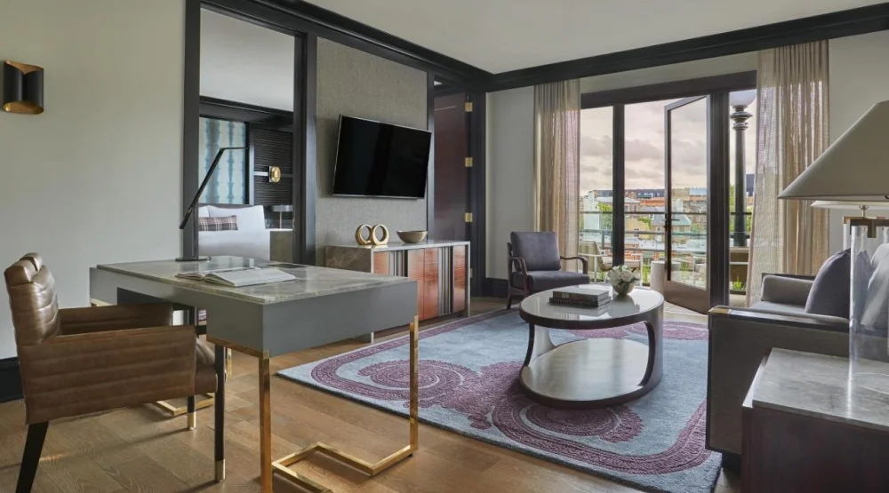 Harbor Balcony One Bedroom Suite at Sagamore Pendry Baltimore