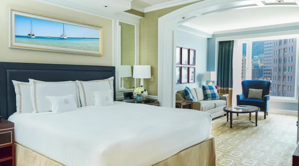 Deluxe King Room with City View at Boston Harbor Hotel