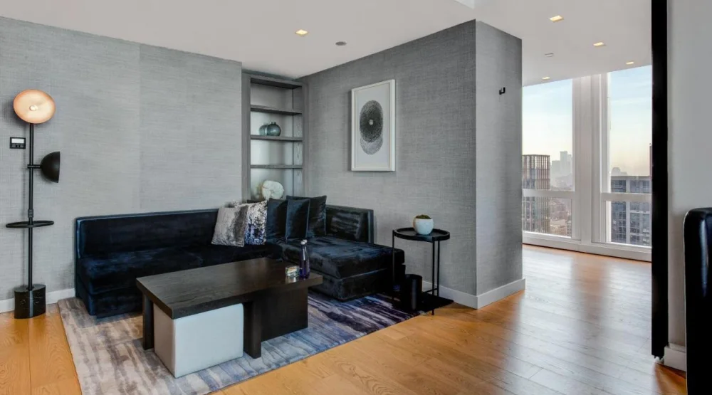 Deluxe River View Junior Suite, One King Bed at Equinox Hotel New York