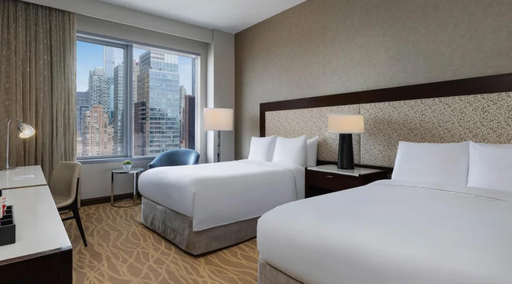 Premium Double Room with Two Double Beds and Midtown View at Intercontinental New York Times Square