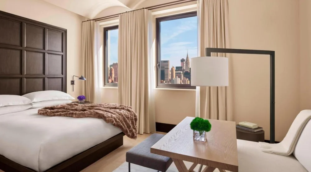 Superior King Room with City View at The New York EDITION