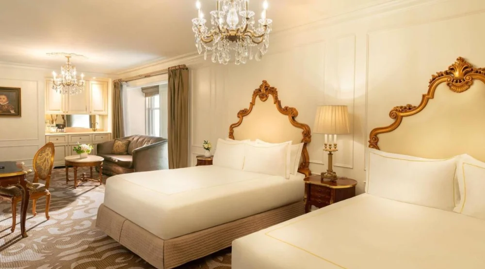 Grand Luxe Family Queen Room with Sofa Bed at The Plaza New York