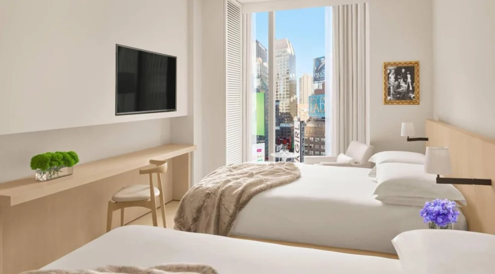 Deluxe Double Room with Two Double Beds at The Times Square EDITION