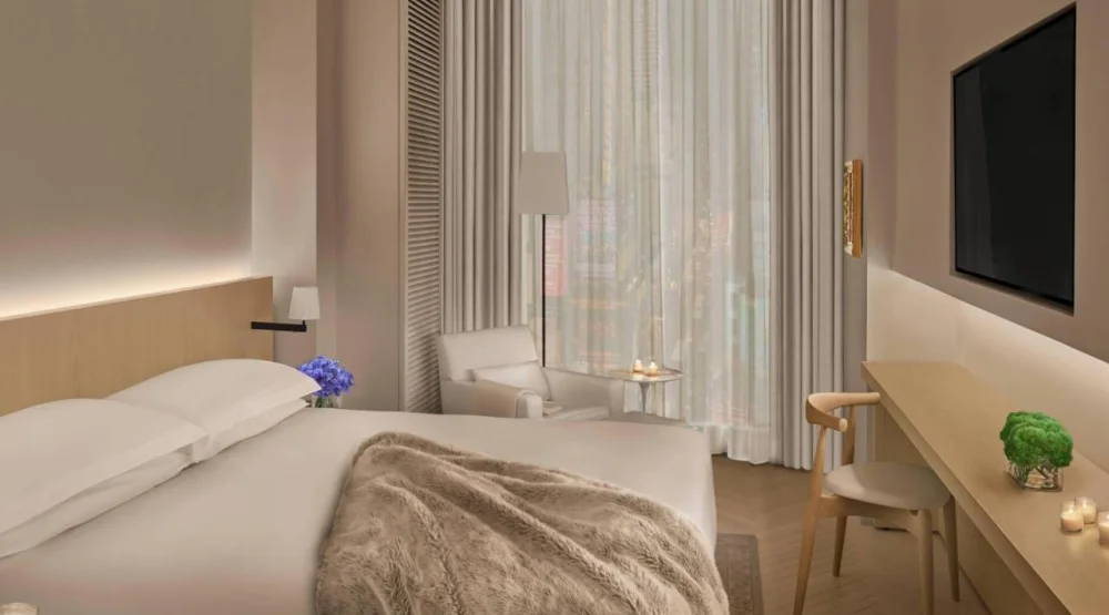 Premier King Room with Times Square View at The Times Square EDITION