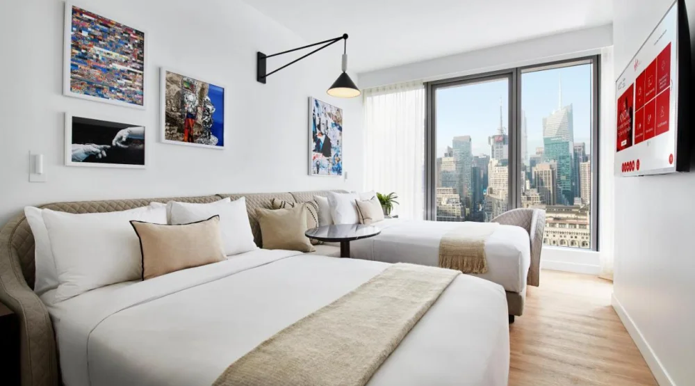 Chamber Two Double Beds at Virgin Hotels New York City
