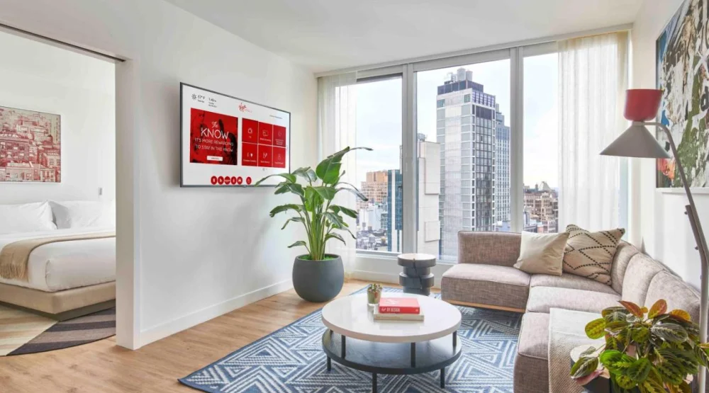 Sky Chamber Suite with City View at Virgin Hotels New York City