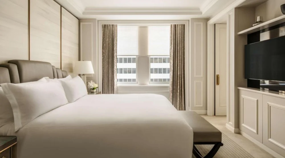 Two Bedroom Suite with One King Bed and Two Double Beds at Waldorf Astoria New York