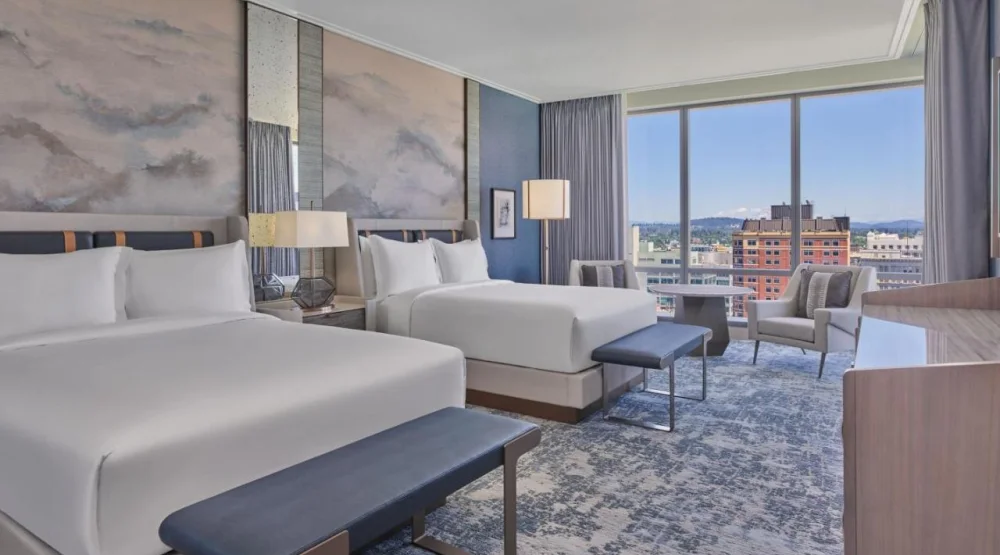 Deluxe Queen Room with Two Queen Beds at The Ritz-Carlton Portland