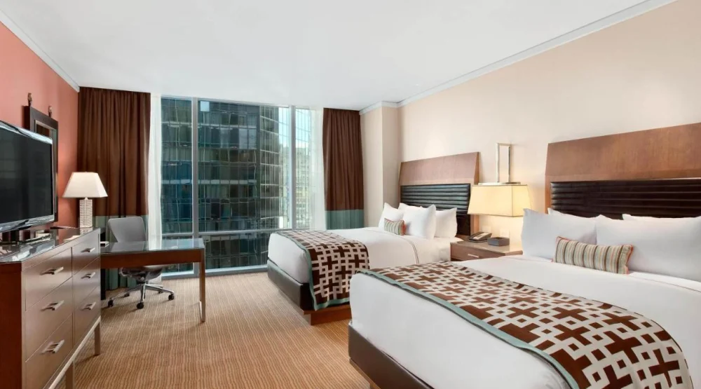 Deluxe Queen Room with Two Queen Beds at Fairmont Pittsburgh