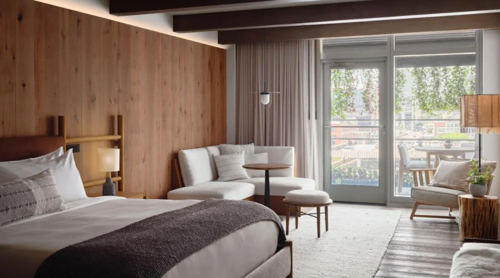 King Room with Balcony at 1 Hotel Nashville