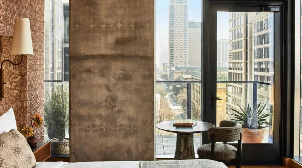 Premier King Room with Balcony at Austin Proper Hotel