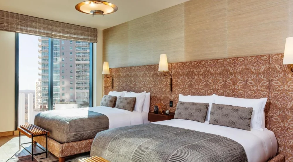 Queen Room with Two Queen Beds at Austin Proper Hotel