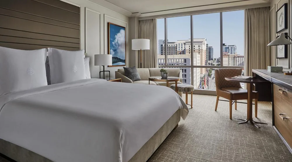 Deluxe City View High Floor Room at Four Seasons Austin