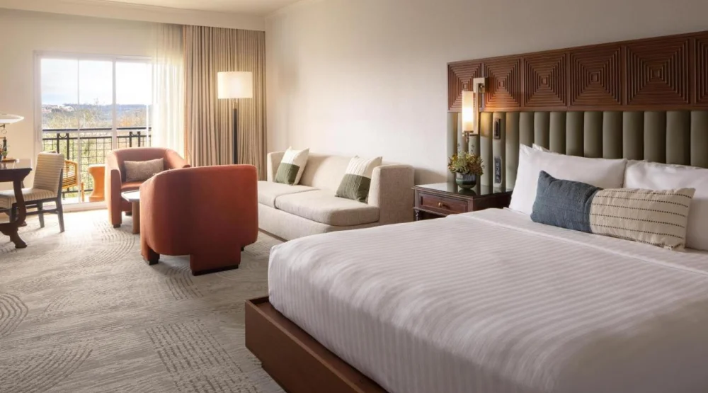 Junior King Suite with Balcony and Pool View at La Cantera Resort & Spa