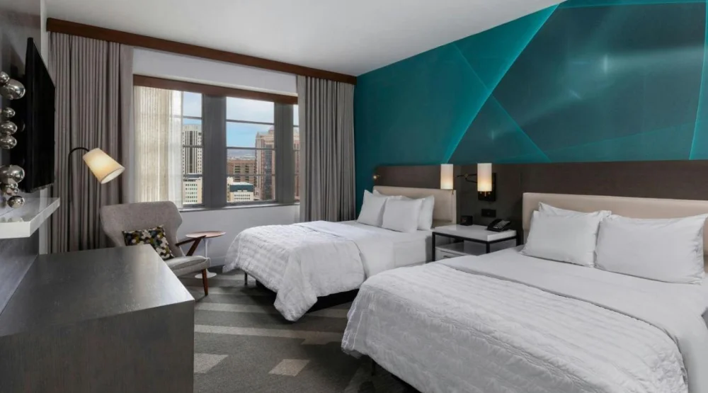 Queen Room with Two Queen Beds and City View at Le Meridien Houston Downtown