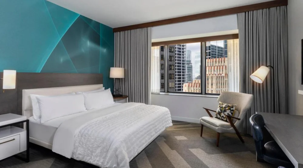 Premium King Suite with Sofa Bed and City View at Le Meridien Houston Downtown