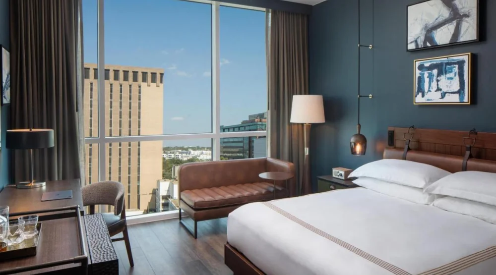 King Room with City View at Thompson San Antonio Riverwalk