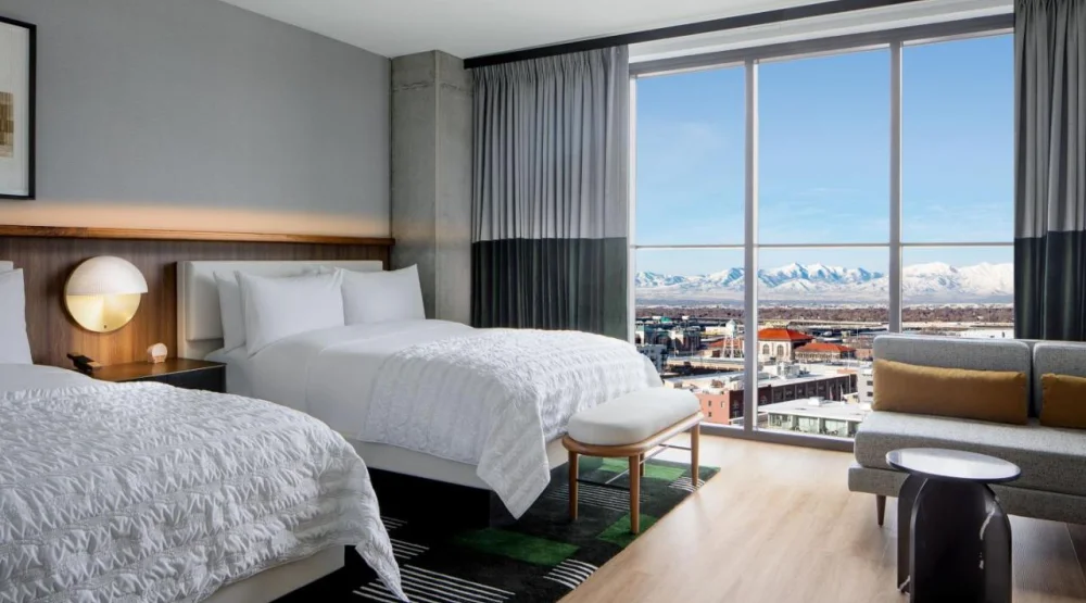 Classic Two Queen Beds at Le Meridien Salt Lake City Downtown