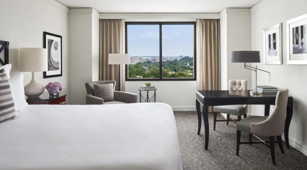 Premier, Guest Room, One King, High Floor at The Ritz-Carlton Pentagon City