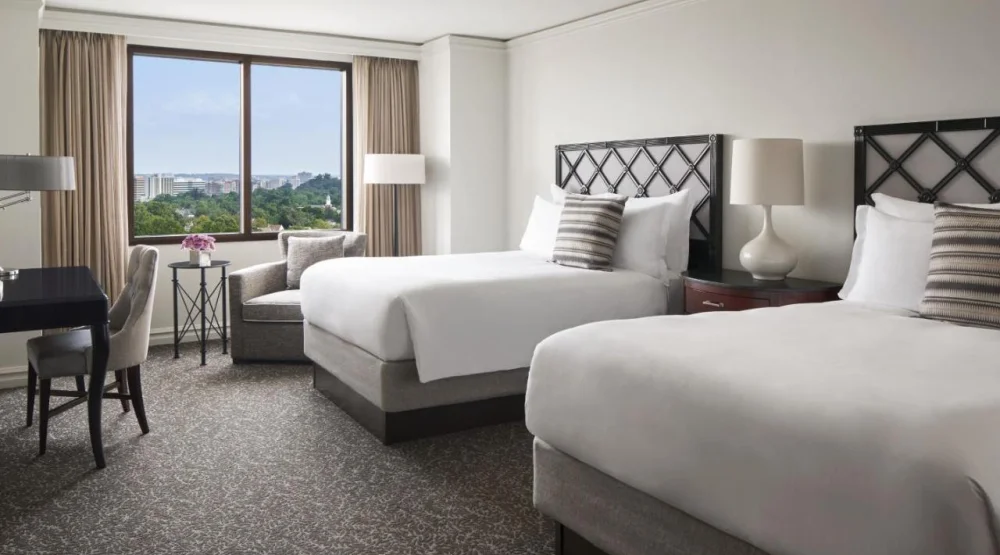 Club Level, Guest Room, Two Double at The Ritz-Carlton Pentagon City