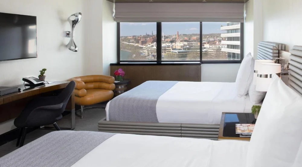 Deluxe Double Room (2 Beds) with A River View at The Watergate Hotel