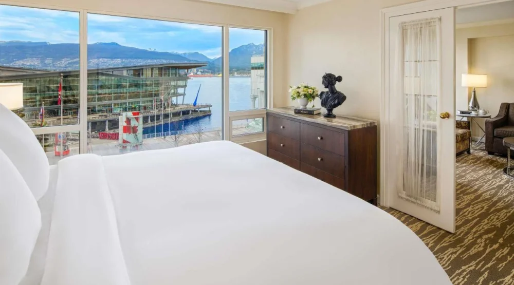 West Coast Suite with King Bed at Fairmont Waterfront Hotel