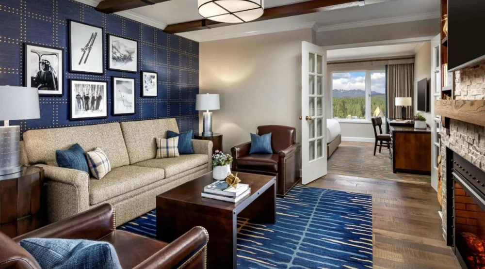 Junior King Suite with Sofa Bed and View at Fairmont Chateau Whistler