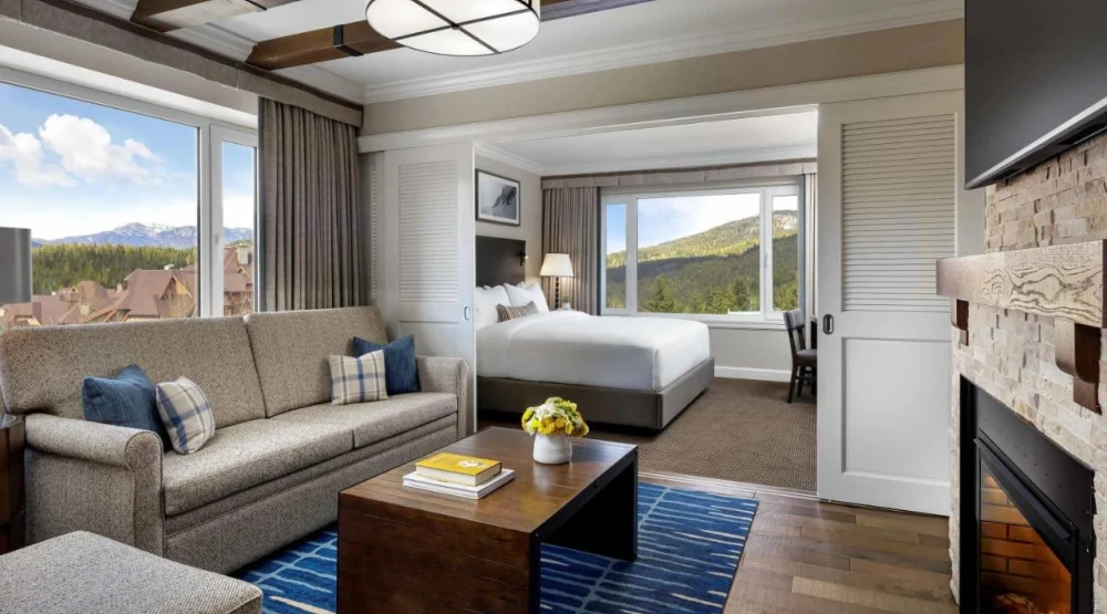 Two Bedroom Junior King Suite with View at Fairmont Chateau Whistler