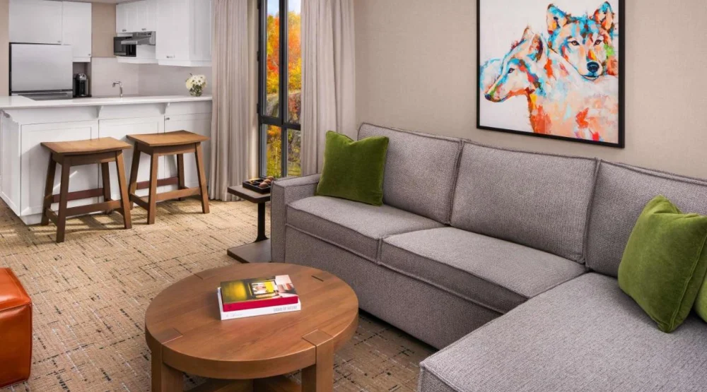 One Bedroom Luxury Residence with One Queen Bed and View Of The Village - Newly Renovated at Fairmont Tremblant