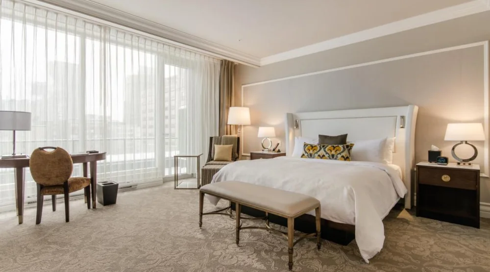 Deluxe Room One King Bed Terrasse at Hotel Birks Montreal