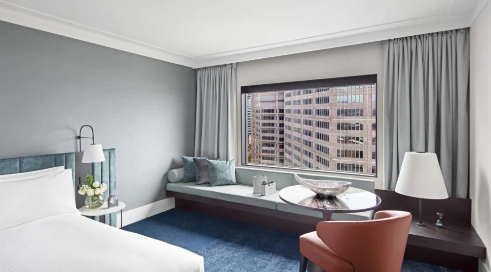Classic Queen Room with Two Queen Beds and City View at Intercontinental Sydney
