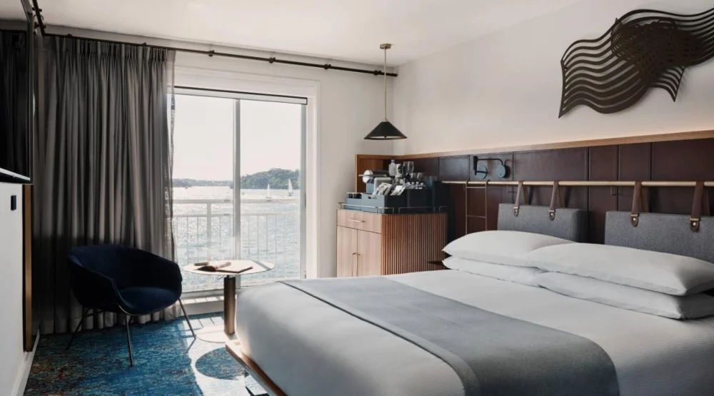Water Juliet Balcony, Guest Room, One King, Walsh Bay View at Pier One Sydney Harbour Autograph Collection