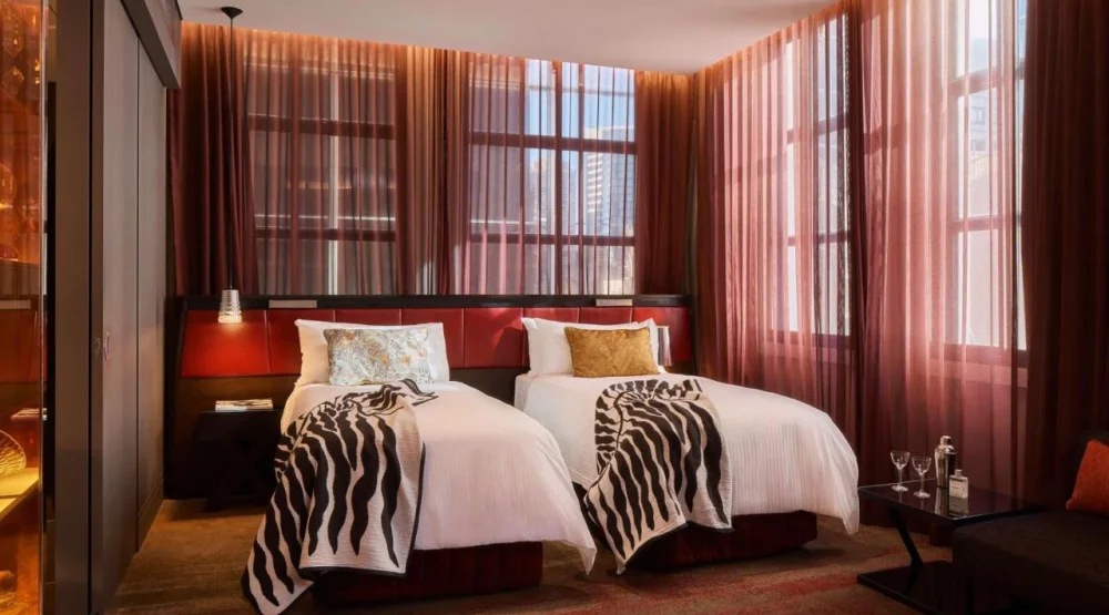Qt Twin Room at QT Sydney